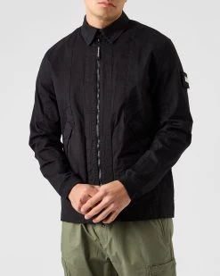 Weekend Offender LaMotta Over-Shirt Black -Fashion sportswear OSSS2308 LAMOTTA BLACK 3856