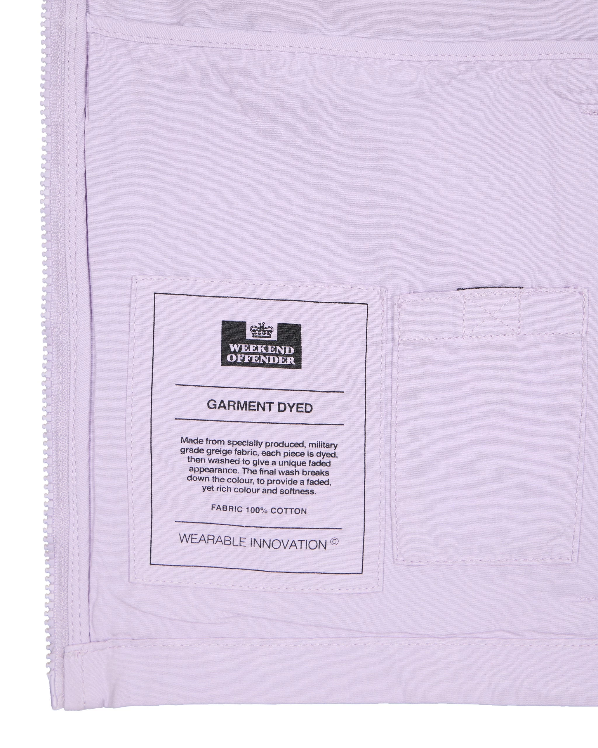 Weekend Offender Formella Garment Dye Over-Shirt Wisteria 8 Weekend Offender Formella Garment Dye Over-Shirt Wisteria - Image 8