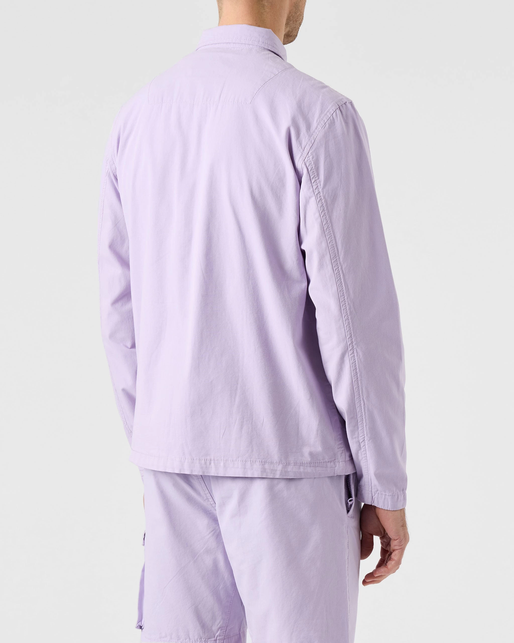 Weekend Offender Formella Garment Dye Over-Shirt Wisteria 3 Weekend Offender Formella Garment Dye Over-Shirt Wisteria - Image 3