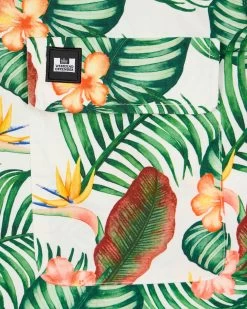 Weekend Offender White Lotus Over-Shirt White Lotus Print -Fashion sportswear OSSS24 WHITE LOTUS OVERSHIRT 2446