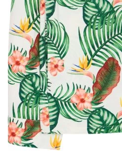 Weekend Offender White Lotus Over-Shirt White Lotus Print -Fashion sportswear OSSS24 WHITE LOTUS OVERSHIRT 2447