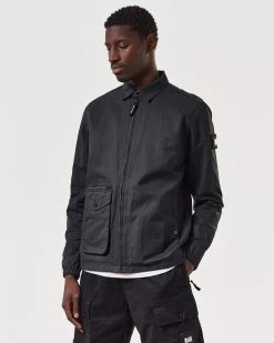 Weekend Offender Vinnie Over-Shirt Black -Fashion sportswear OSSS2401 VINNIE BLACK 6946