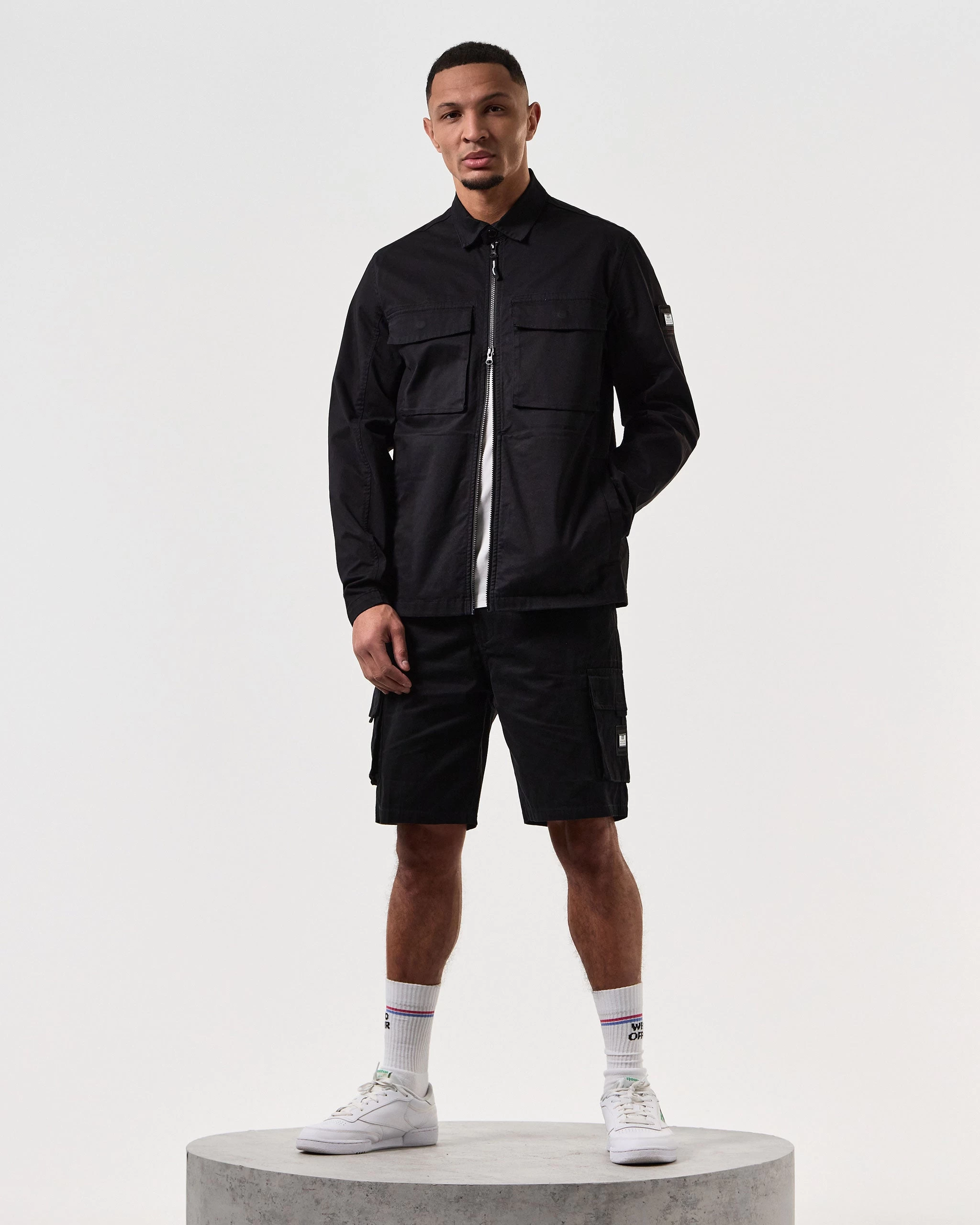 Weekend Offender Formella Over-Shirt Black 2 Weekend Offender Formella Over-Shirt Black - Image 2