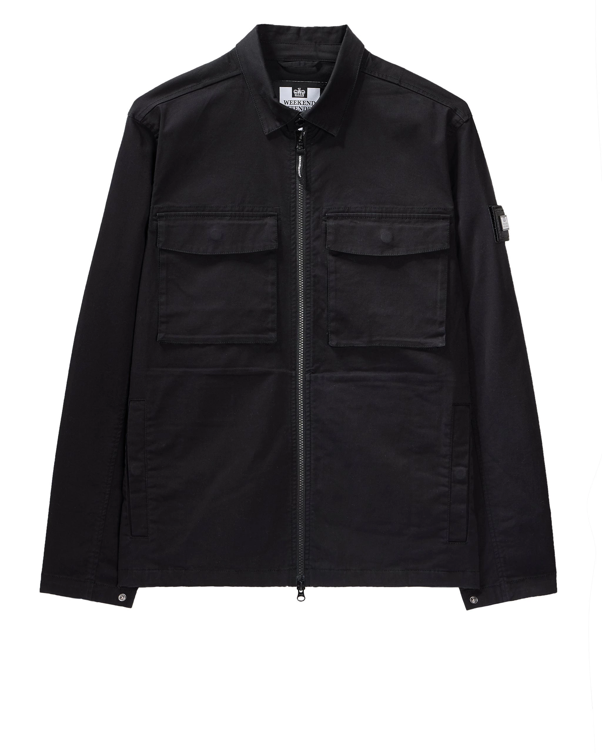 Weekend Offender Formella Over-Shirt Black 1 Weekend Offender Formella Over-Shirt Black