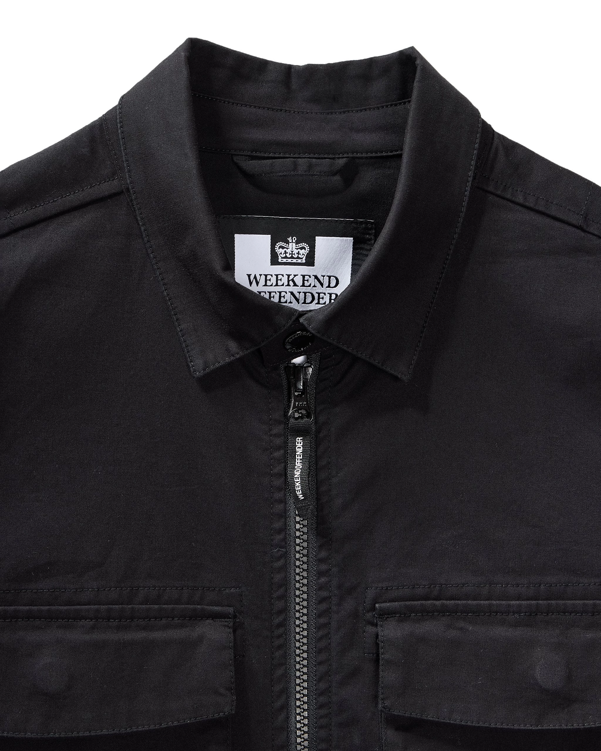 Weekend Offender Formella Over-Shirt Black 6 Weekend Offender Formella Over-Shirt Black - Image 6