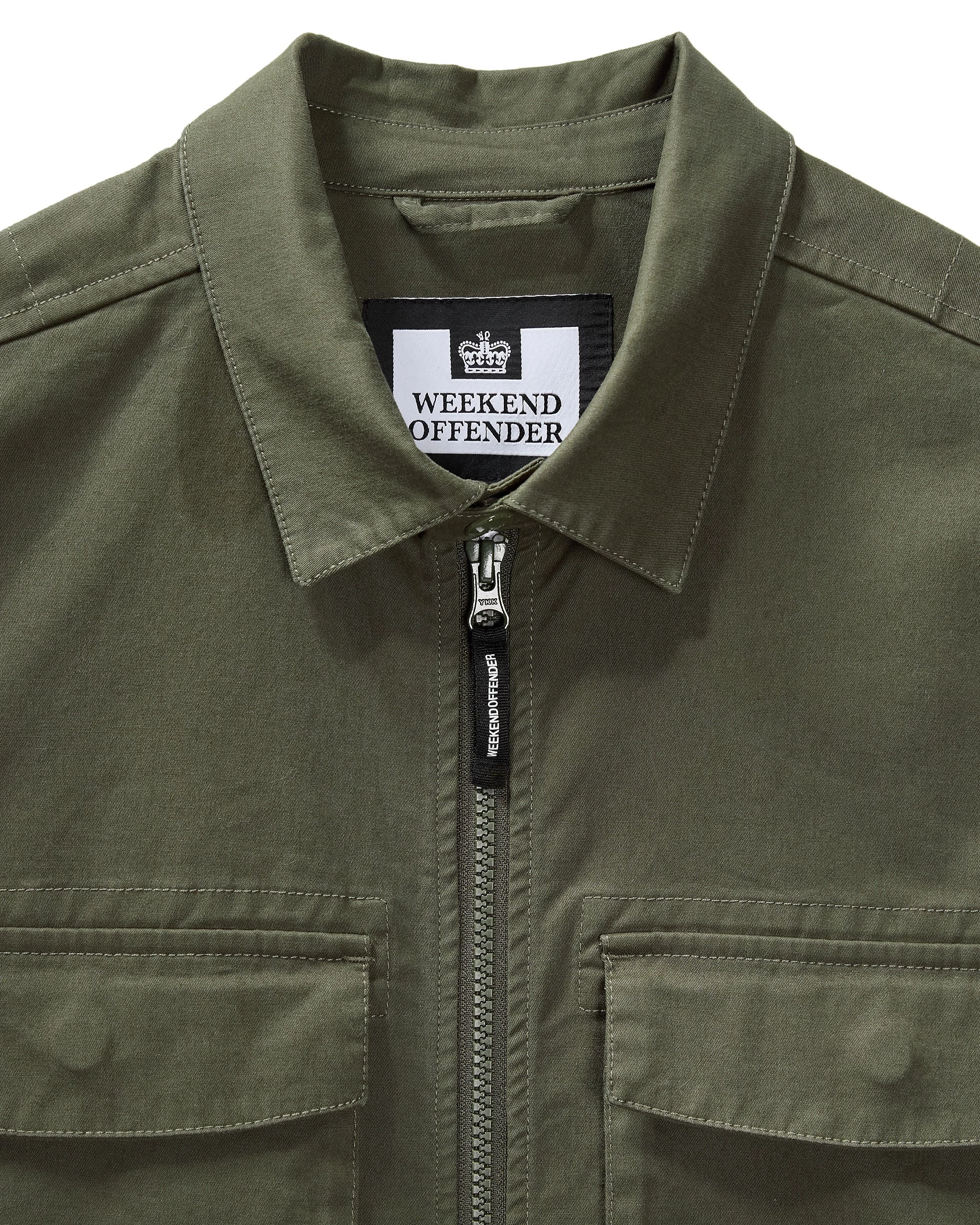 Weekend Offender Formella Over-Shirt Castle Green 7 Weekend Offender Formella Over-Shirt Castle Green - Image 7