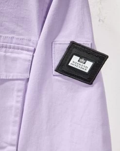 Weekend Offender Formella Over-Shirt Periwinkle -Fashion sportswear OSSS2402 FORMELLA PERIWINKLE 9736