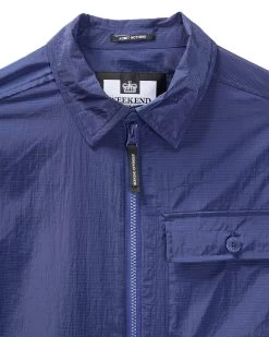 Weekend Offender Arapu Over-Shirt Bright Navy -Fashion sportswear OSSS2408 ARAPU BRIGHT NAVY 9602