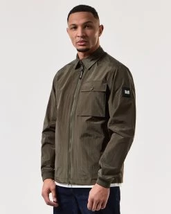 Weekend Offender Arapu Over-Shirt Castle Green -Fashion sportswear OSSS2408 ARAPU CASTLE GREEN 7295
