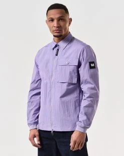 Weekend Offender Arapu Over-Shirt Periwinkle -Fashion sportswear OSSS2408 ARAPU PERIWINKLE 7254