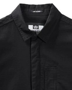 Weekend Offender Porter Over-Shirt Black - Plus Size -Fashion sportswear OSSS2409 PORTER BLACK 11894 9b7d0443 ed2a 40af 9b20 b7403c0cf335