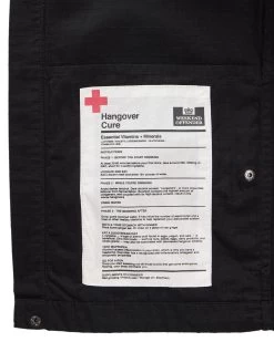 Weekend Offender Porter Over-Shirt Black -Fashion sportswear OSSS2409 PORTER BLACK 11898