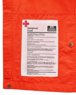 Weekend Offender Porter Over-Shirt Pure Orange -Fashion sportswear OSSS2409 PORTER PURE ORANGE 11877