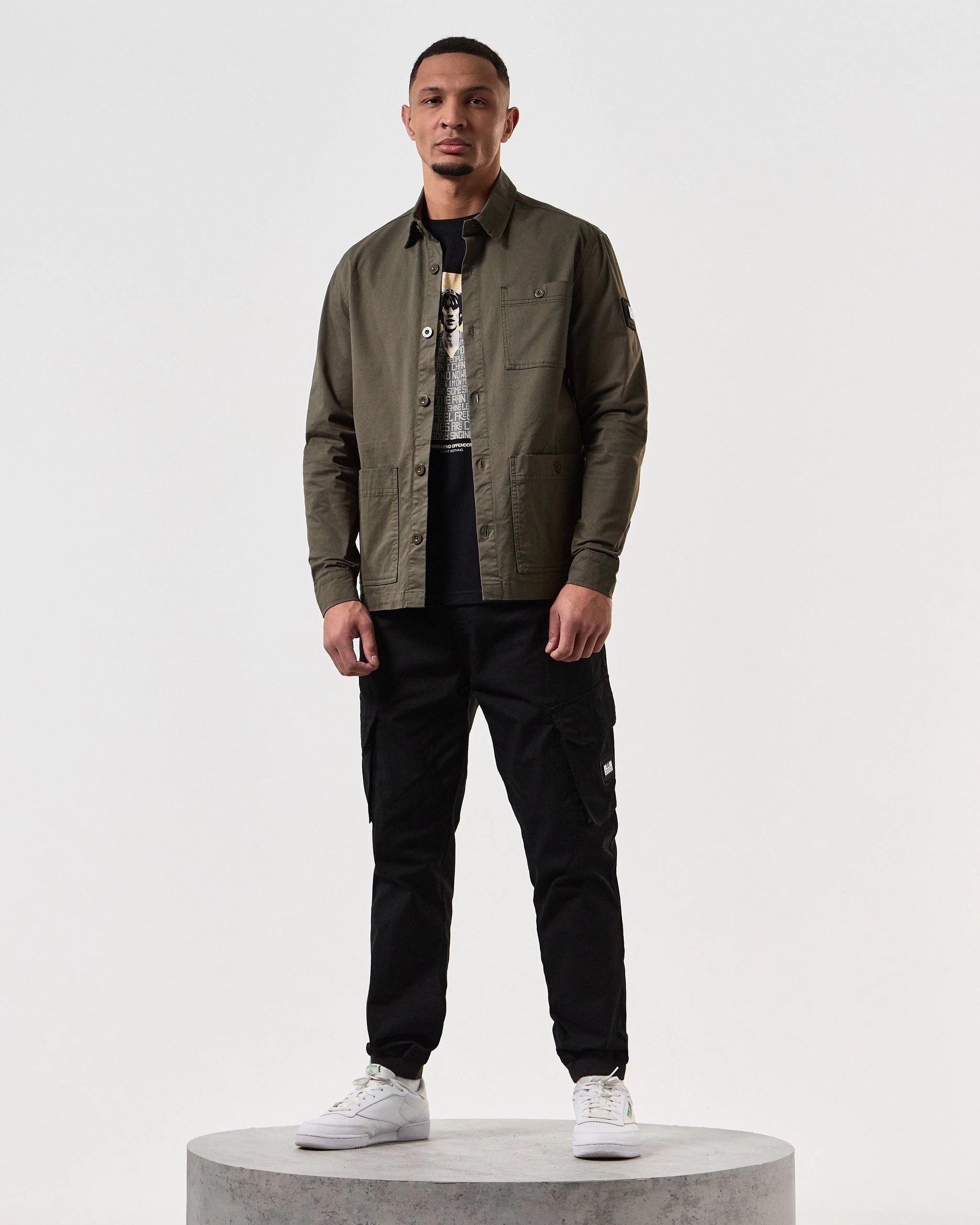 Weekend Offender Tavira Over-Shirt Castle Green 2 Weekend Offender Tavira Over-Shirt Castle Green - Image 2