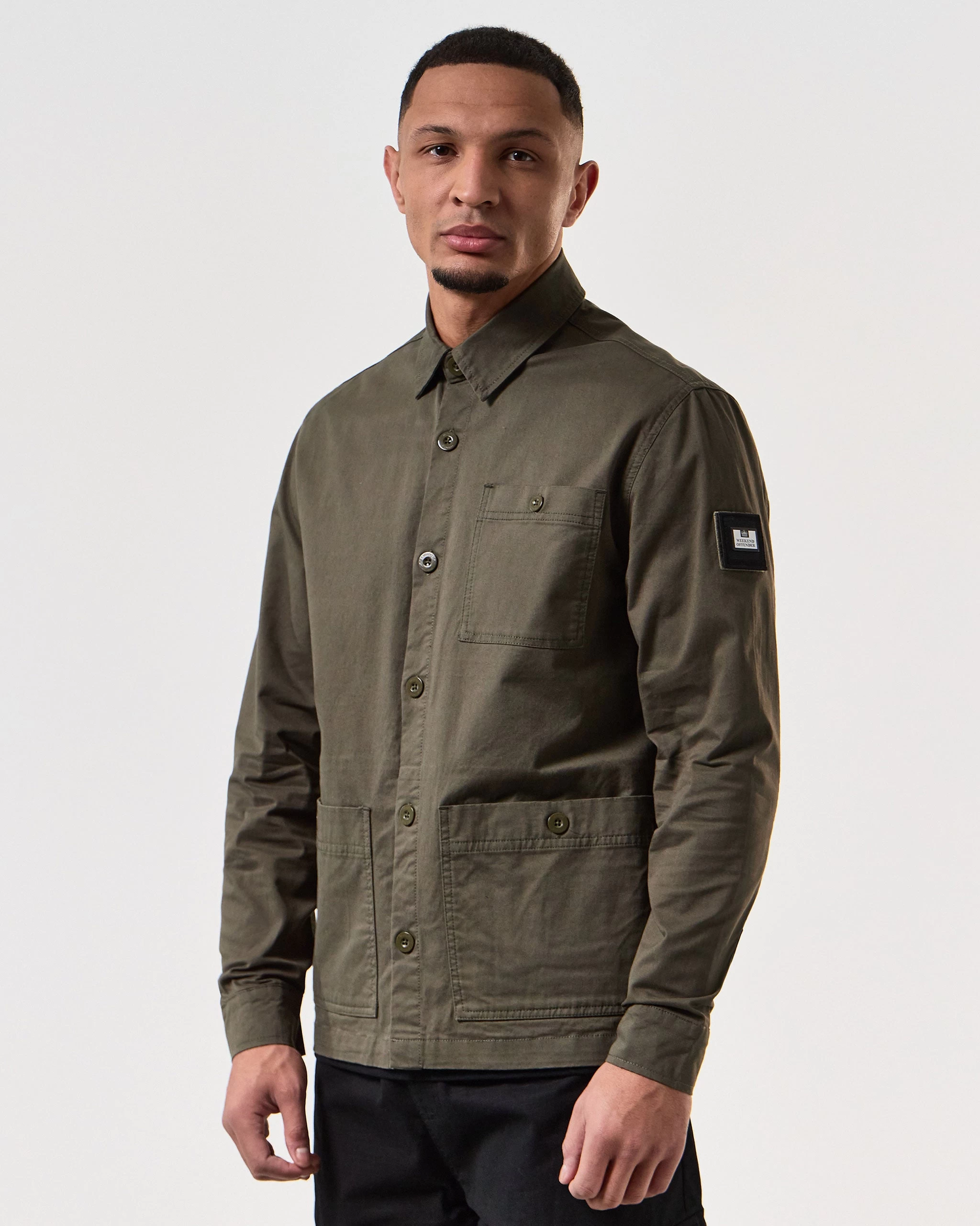 Weekend Offender Tavira Over-Shirt Castle Green 3 Weekend Offender Tavira Over-Shirt Castle Green - Image 3