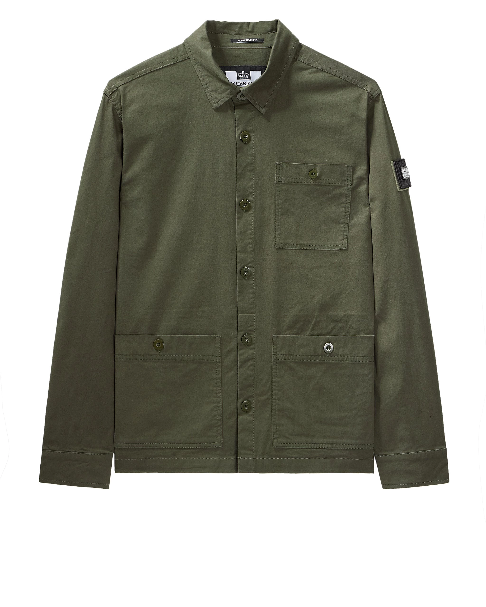 Weekend Offender Tavira Over-Shirt Castle Green 1 Weekend Offender Tavira Over-Shirt Castle Green