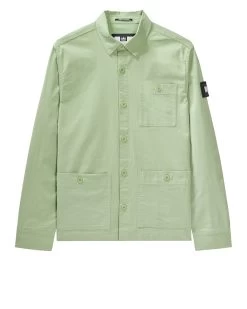 Weekend Offender Tavira Over-Shirt Pale Moss Green