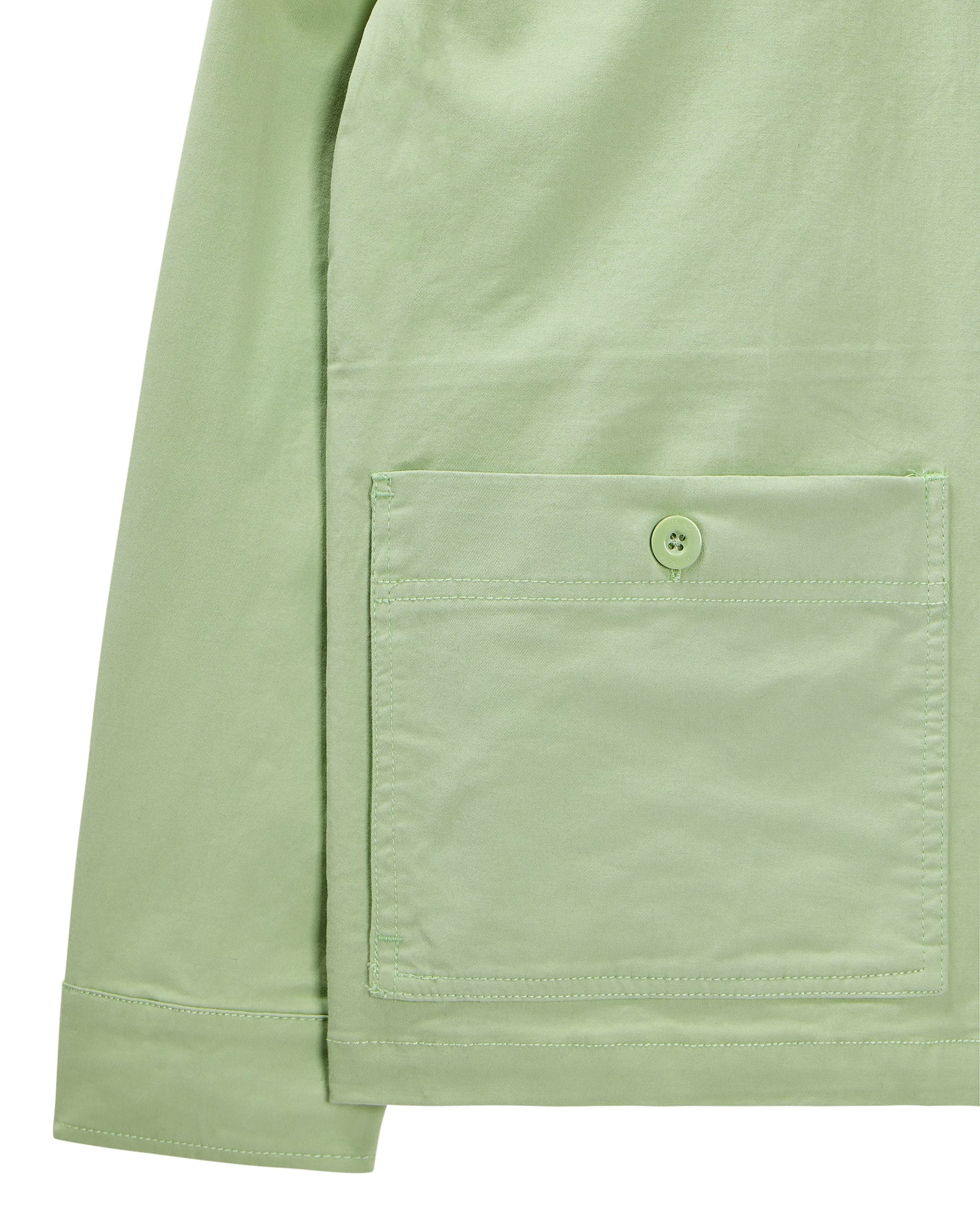 Weekend Offender Tavira Over-Shirt Pale Moss Green 7 Weekend Offender Tavira Over-Shirt Pale Moss Green - Image 7