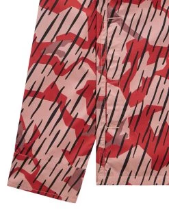 Weekend Offender Waya Over-Shirt Blaze Red Rain Camo -Fashion sportswear OSSS2420 WAYA CAMO BLAZE 9125