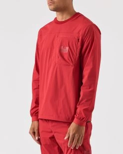 Weekend Offender Capriati Over-Top Scarlet Red -Fashion sportswear OTAW2304 CAPRIATI SCARLET 0253 MODEL