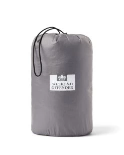 Weekend Offender Browne Packable Jacket Light Grey -Fashion sportswear PACKAWAY BAG LIGHT GREY 5112