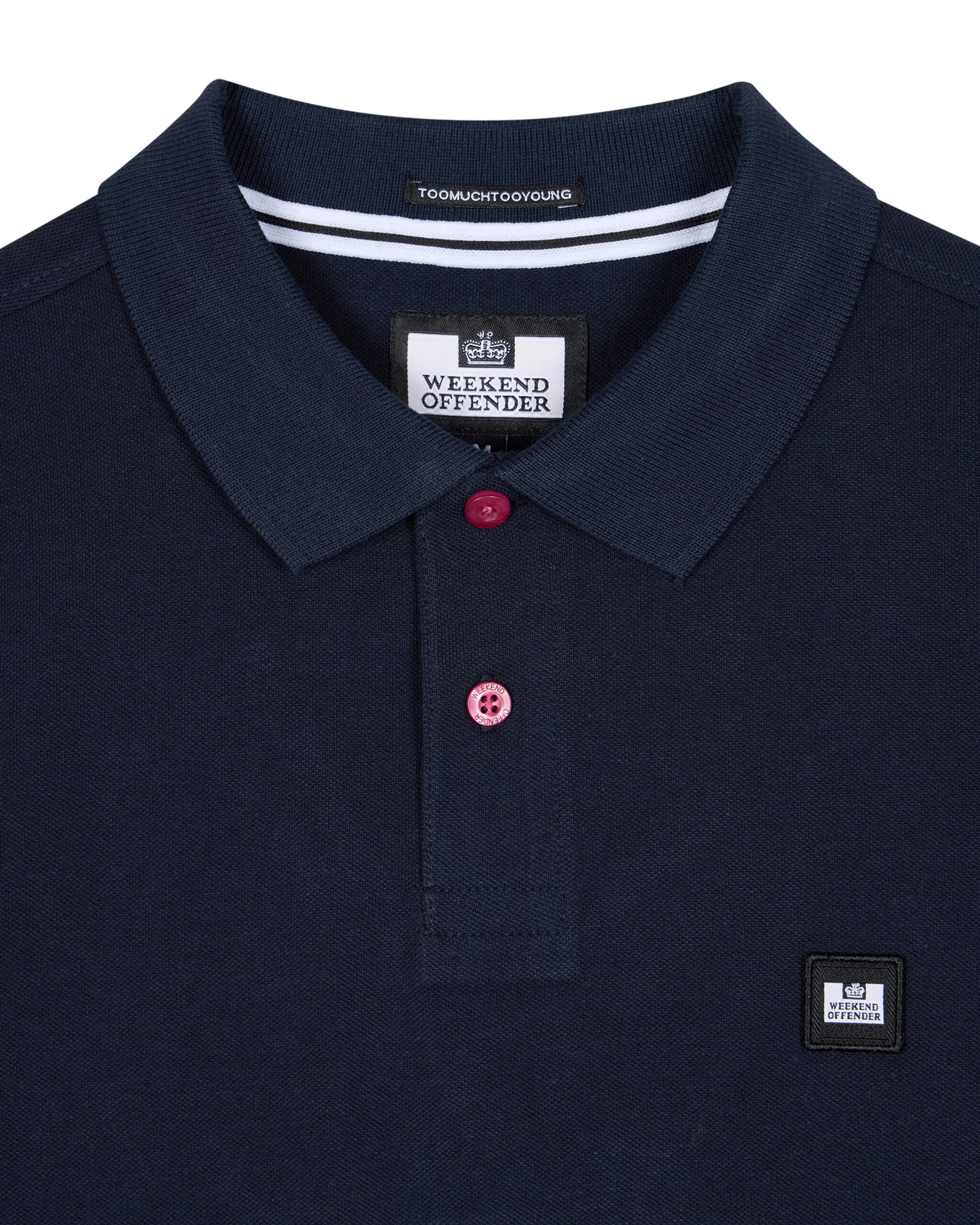 Weekend Offender Kids Caneiros Polo Shirt Navy 5 Weekend Offender Kids Caneiros Polo Shirt Navy - Image 5