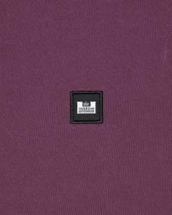 Weekend Offender Rivas Polo Shirt Deep Plum -Fashion sportswear POAW23 12 RIVAS DEEP PLUM 2282