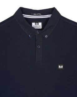 Weekend Offender Schooling Polo Shirt Navy -Fashion sportswear POAW23 16 SCHOOLING NAVY 2266