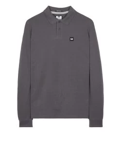 Weekend Offender Dice Long Sleeve Polo Shirt Greystone