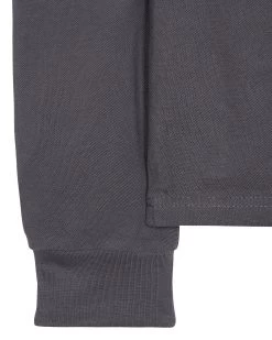 Weekend Offender Dice Long Sleeve Polo Shirt Greystone -Fashion sportswear POAW23 20 DICE GREY STONE 2297 NO QR