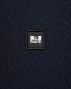 Weekend Offender Sakai Polo Shirt Navy/Blue House Check -Fashion sportswear POAW2309 SAKAI NAVY BLUE CHECK 0870