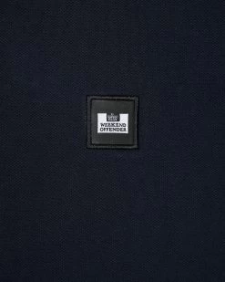 Weekend Offender Colombi Polo Shirt Navy -Fashion sportswear POAW2311 COLOMBI NAVY 3839