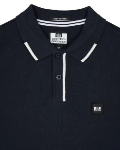 Weekend Offender Rivas Polo Shirt Navy -Fashion sportswear POAW2312 RIVAS NAVY 3829