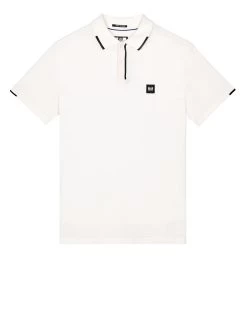 Weekend Offender Rivas Polo Shirt Winter White