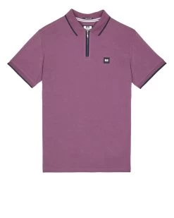 Weekend Offender Shore Polo Shirt Deep Plum