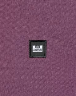 Weekend Offender Shore Polo Shirt Deep Plum -Fashion sportswear POAW2313 SHORE DEEP PLUM 6272