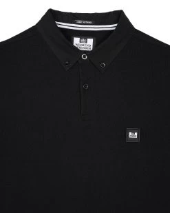 Weekend Offender Schooling Polo Shirt Black -Fashion sportswear POAW2316 SCHOOLING BLACK 0946