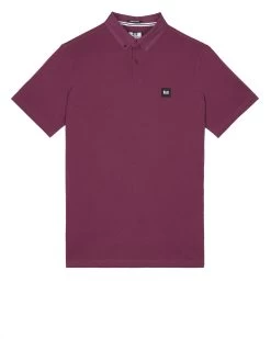 Weekend Offender Schooling Polo Shirt Deep Plum