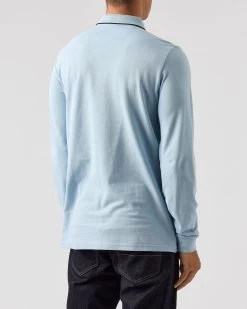 Weekend Offender Carola Long Sleeve Polo Shirt Winter Sky/Blue House Check -Fashion sportswear POAW2318 CAROLA WINTER SKY BLUE CHECK 0096