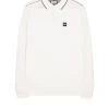 Weekend Offender Carola Long Sleeve Polo Shirt Winter White/House Check