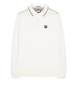 Weekend Offender Carola Long Sleeve Polo Shirt Winter White/House Check