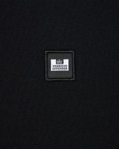 Weekend Offender Dice Long Sleeve Polo Shirt Black -Fashion sportswear POAW3220 DICE BLACK 0989