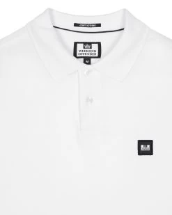 Weekend Offender Dice Long Sleeve Polo Shirt White -Fashion sportswear POAW3220 DICE NAVY 0980