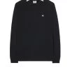 Weekend Offender Boman Long Sleeve Polo Shirt Black