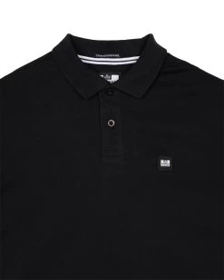 Weekend Offender Monteray Mercerised Polo Shirt Black -Fashion sportswear POSS23 10 MONTERAY BLACK 1233
