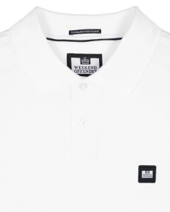 Weekend Offender Monteray Mercerised Polo Shirt White -Fashion sportswear POSS23 10 MONTERAY SS23 WHITE 0068