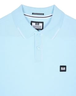 Weekend Offender Rivas Polo Shirt Mineral -Fashion sportswear POSS23 12 RIVAS MINERAL 2746