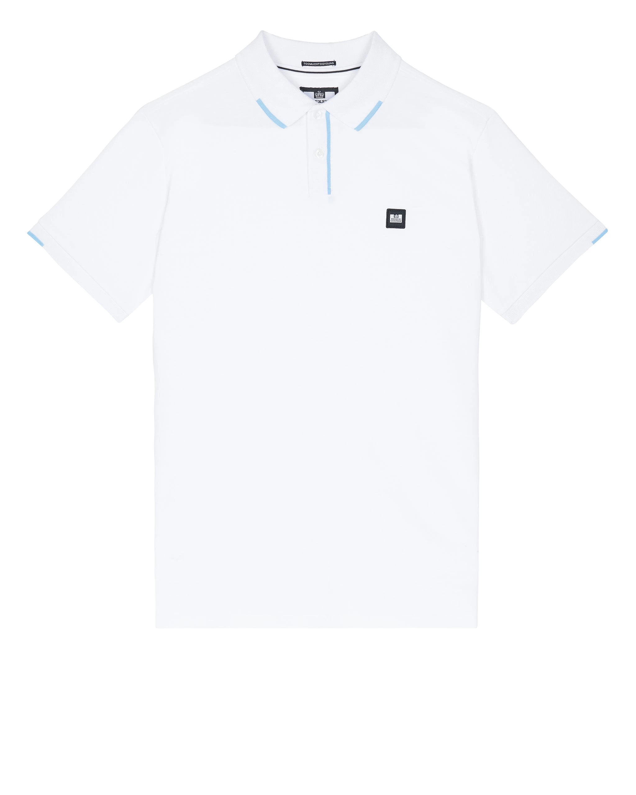 Weekend Offender Rivas Polo Shirt White 1 Weekend Offender Rivas Polo Shirt White