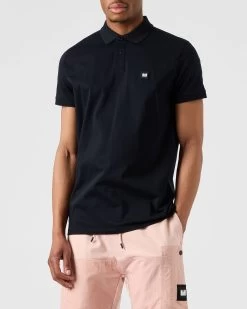 Weekend Offender Monteray Mercerised Polo Shirt Black -Fashion sportswear POSS2310 MONTERAY BLACK 4991