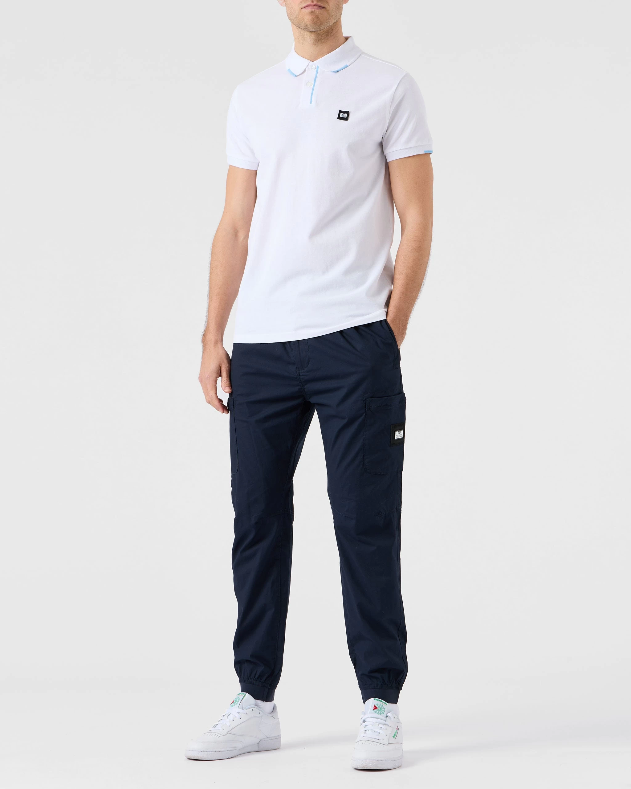 Weekend Offender Rivas Polo Shirt White 2 Weekend Offender Rivas Polo Shirt White - Image 2